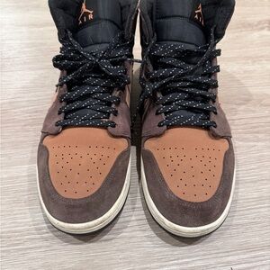 Air Jordan Retro 1 “Dark Chocolate” Men's Size 13 (Brown and Black Sneakers)